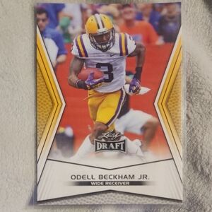 Leaf Draft Odell Beckham Jr Rookie Football Card